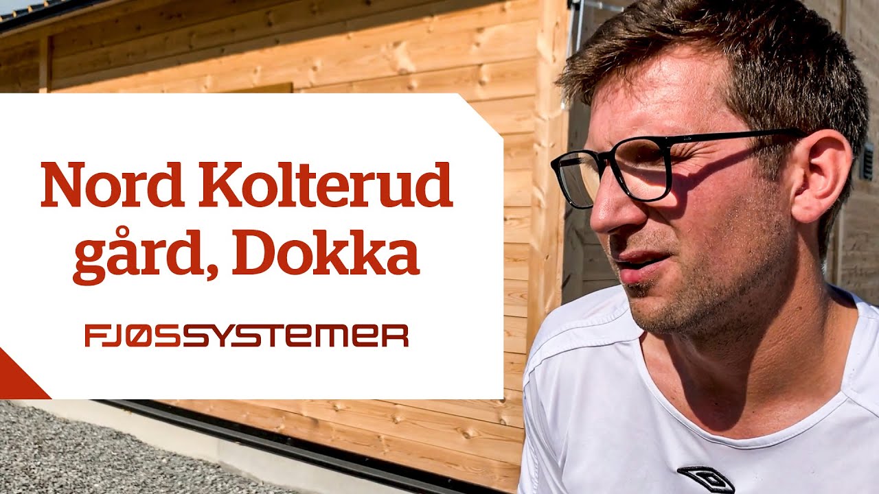 Moderne melkekufj&oslash;s hos Olav Dalen p&aring; Dokka