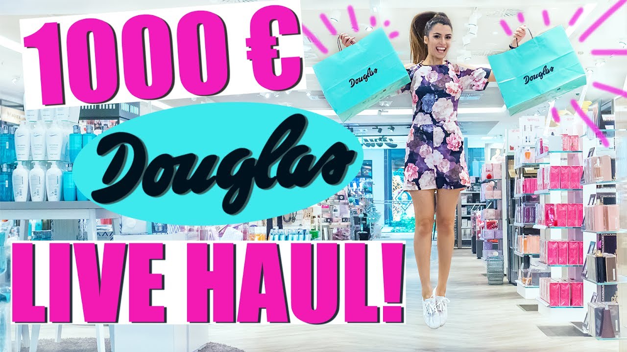 1000€ LIVE HAUL DEN IHR BESTIMMT 🛍💕 IM DOUGLAS + VERLOSUNG!  KINDOFROSY