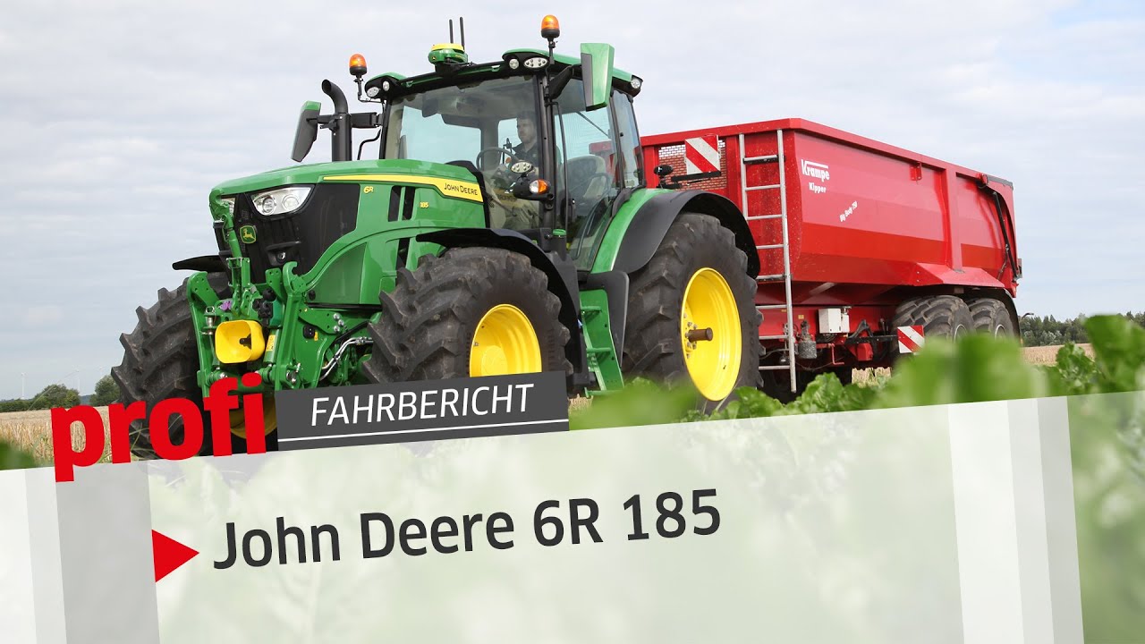 John Deere 6R 185 - Überarbeitete 6R Serie | profi #Fahrbericht