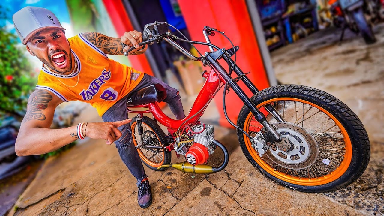 MONTAMOS O MOTOR DE COMPETI&Ccedil;&Atilde;O NA MOBILETE