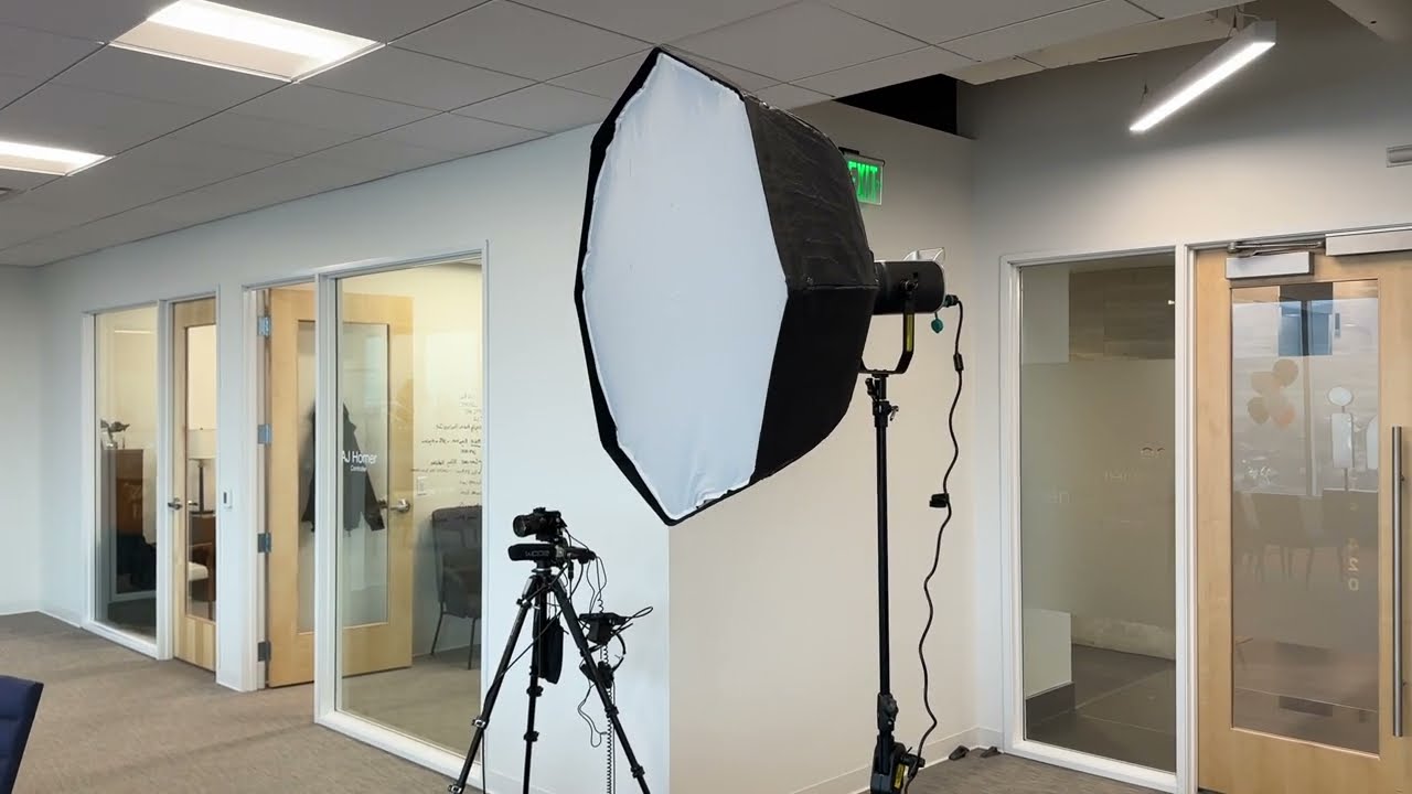 Simple Corporate Solo Video Setup