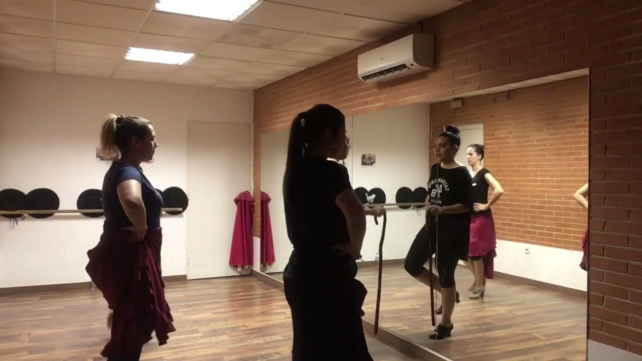 Calentamiento : Tabla de pies FLAMENCO nivel medio COMPÁS DE 12