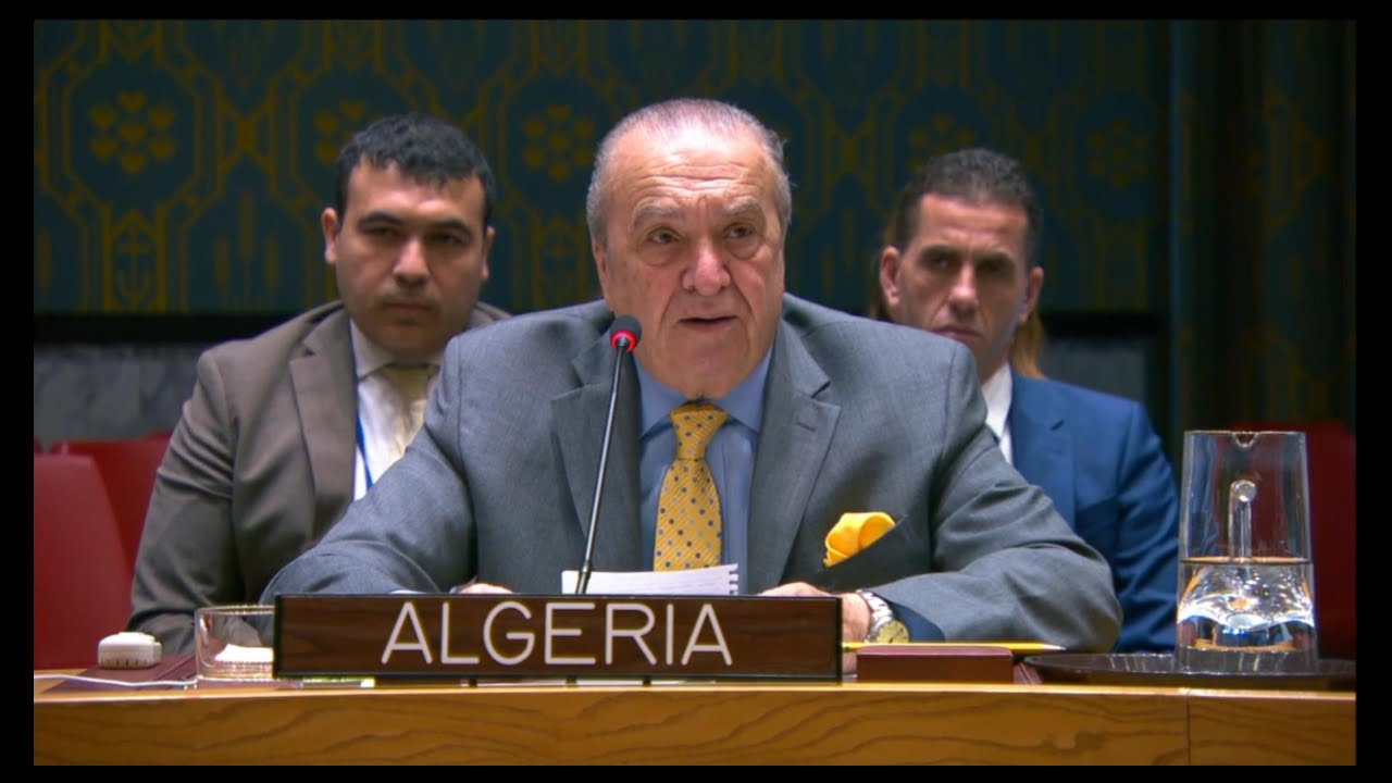 Déclaration de l'Ambassadeur Amar Bendjama au CSNU sur la situation en Palestine