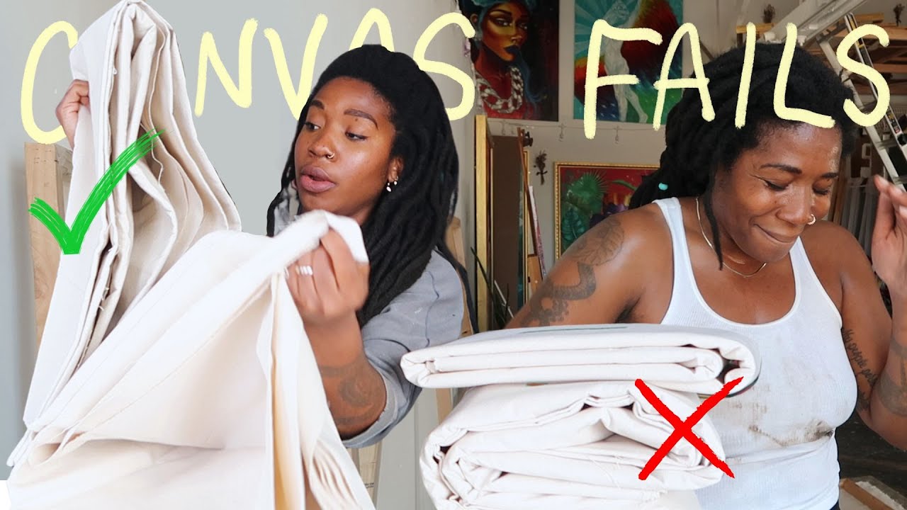What I wish I knew about canvas rolls (DON'T do this + how I fixed it)