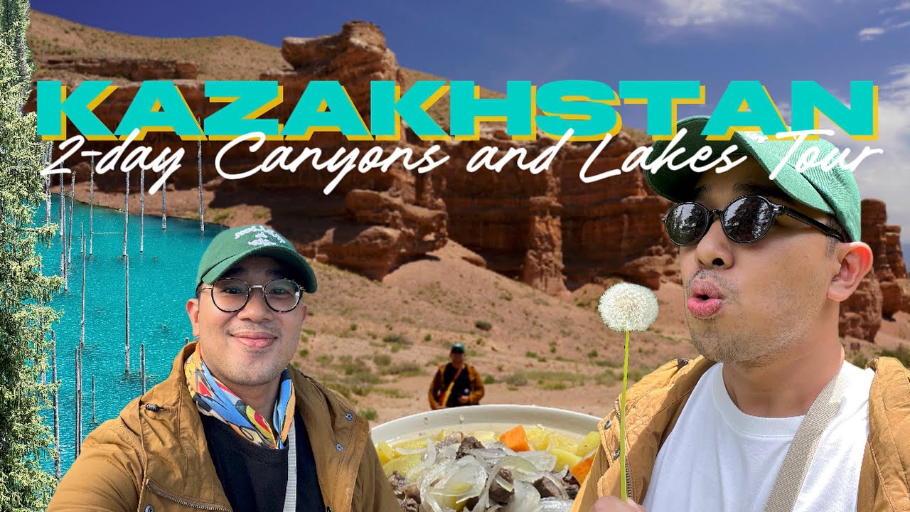 KAZAKHSTAN VLOG: Almaty Day 3 and 4 - Overnight Canyons and Lakes Tour