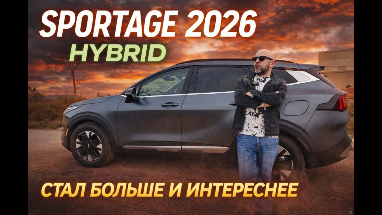 KIA SPORTAGE HYBRID 2026 NEW. Израильская премьера или как сделать хорошее более удобным. 