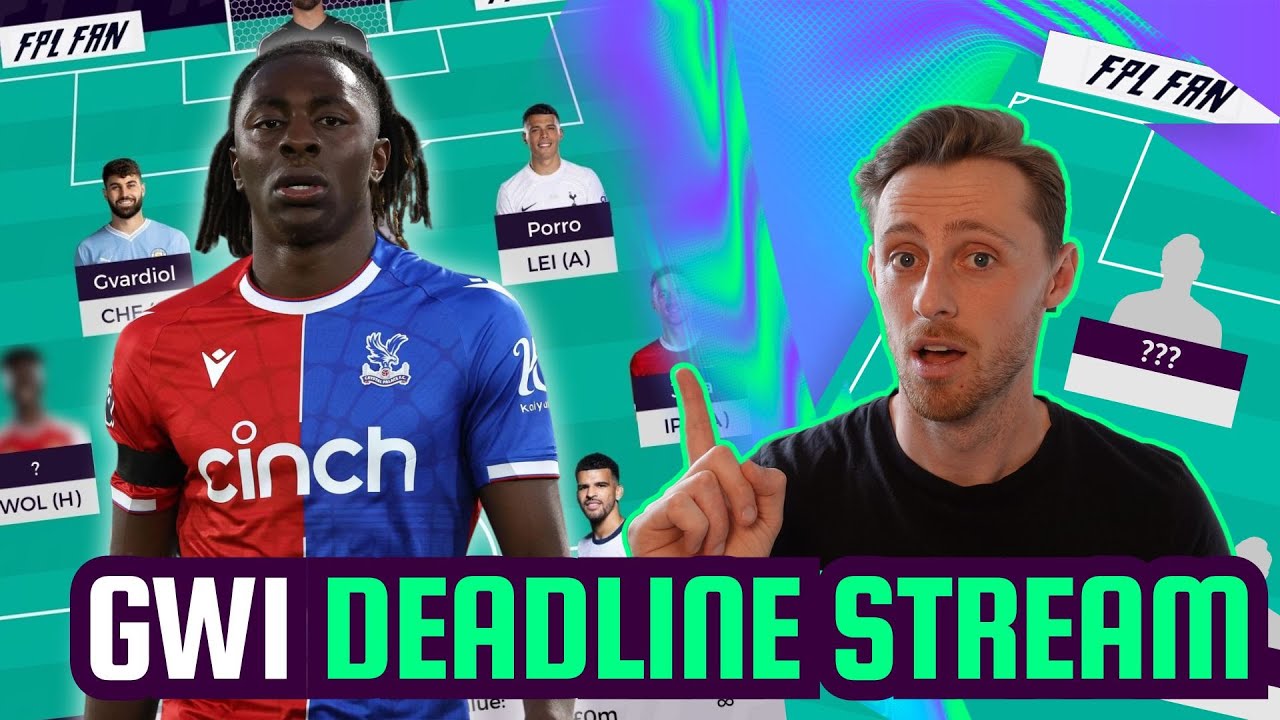 FPL GW1 DEADLINE STREAM I MY FINAL GW1 TEAM SELECTION 🔒 I Fantasy Premier League 24/25