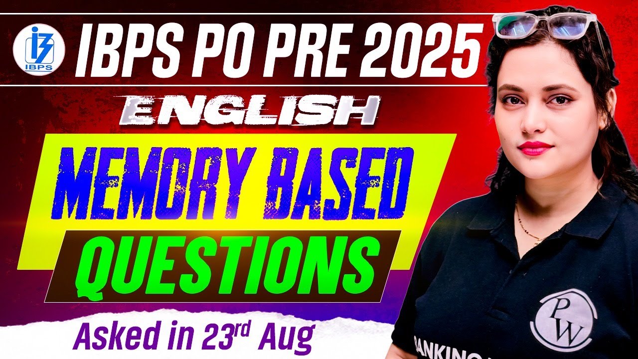 IBPS PO Analysis 2025 | IBPS PO Memory Based Paper 2025 | IBPS PO English by Rupam Ma'am