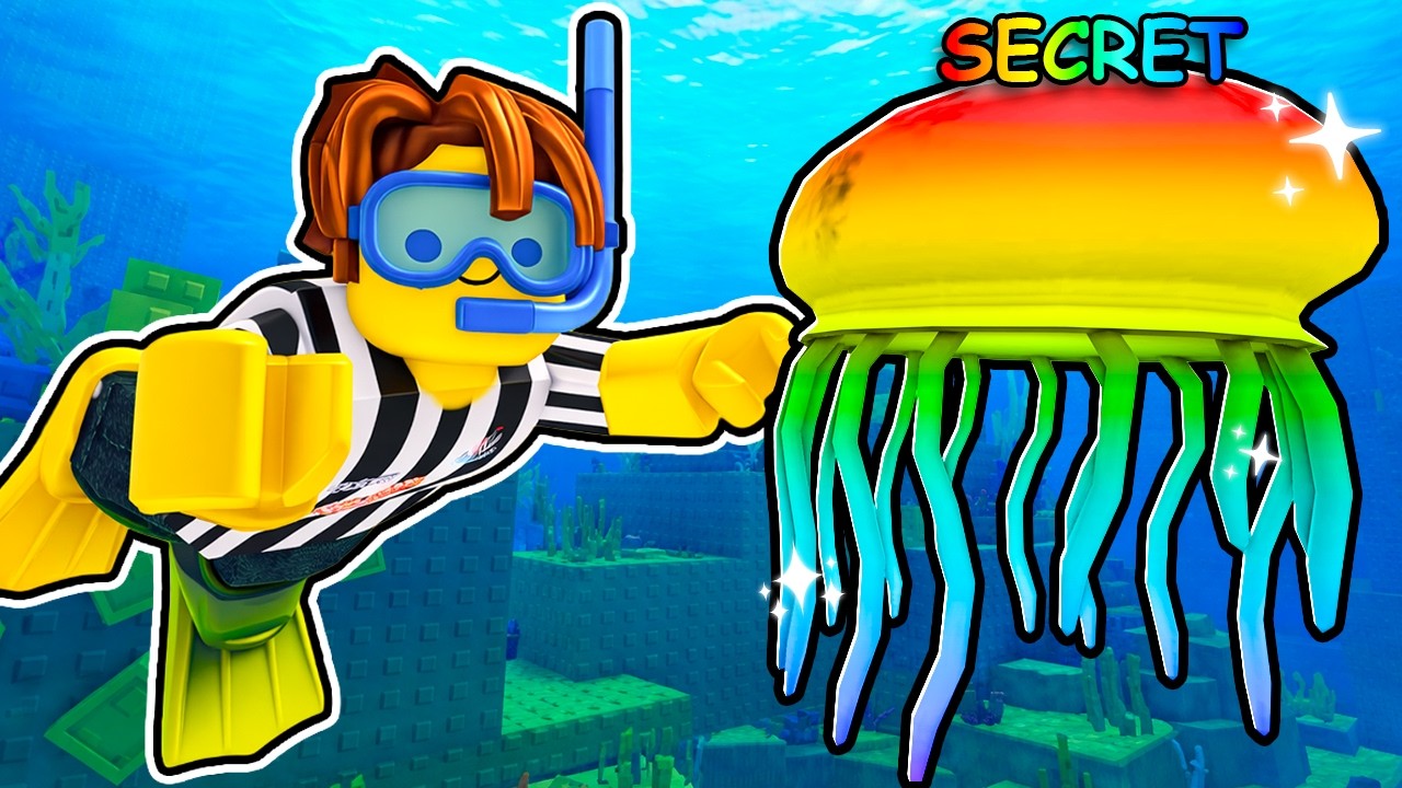 SWIMMING to Catch THE BEST FISH in Roblox...