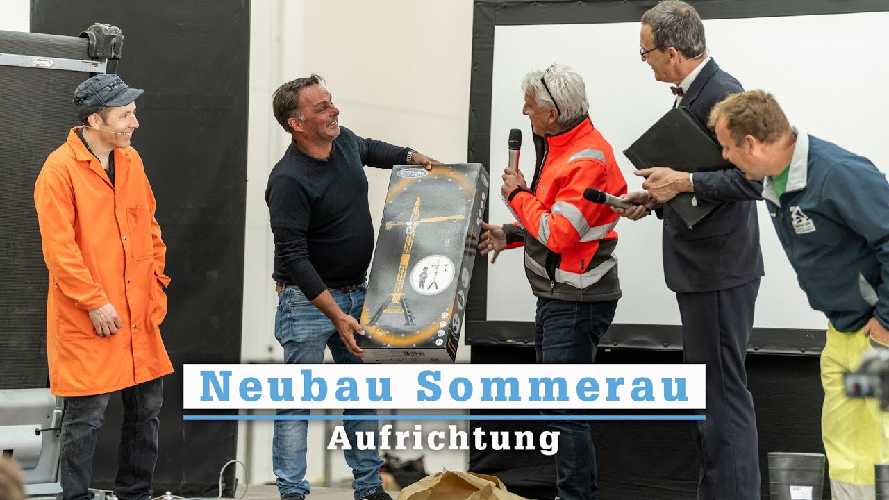 Neubau Sommerau: Aufrichtung