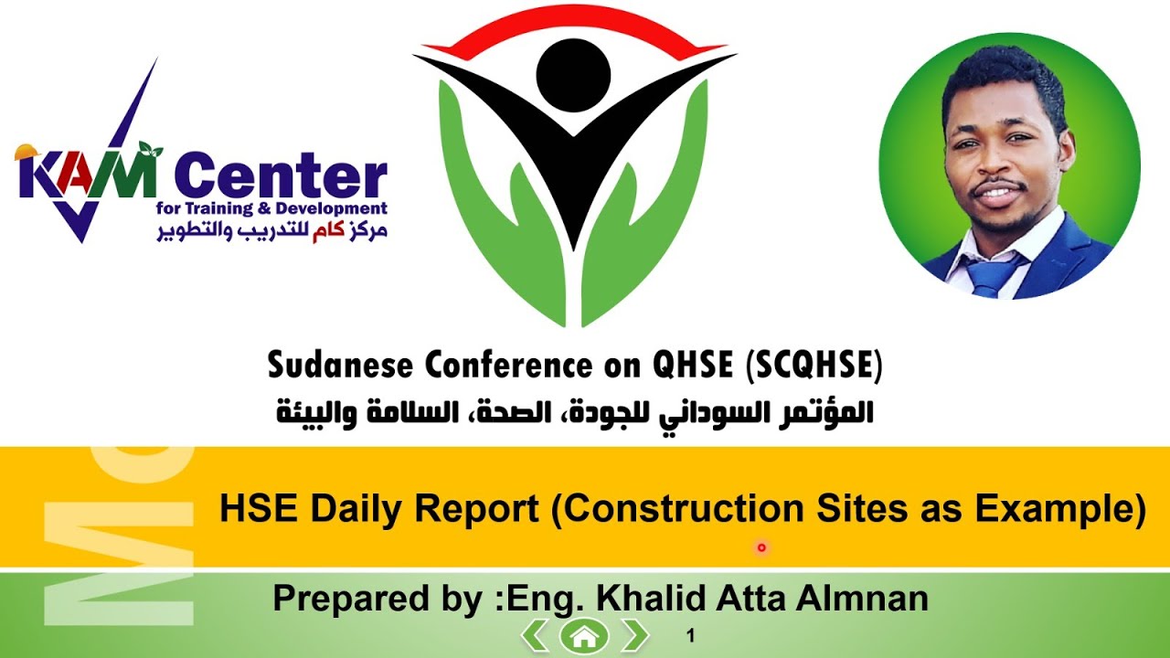 HSE Daily Report (Construction site as Example)