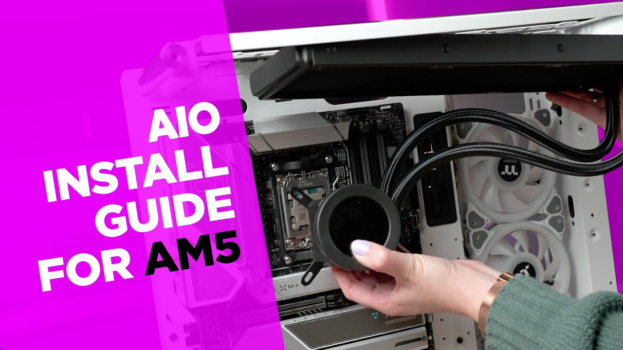 Руководство по установке системы водяного охлаждения AIO для Ryzen AM5 &mdash; Thermaltake All In One C...