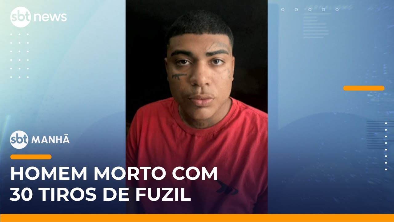 Suspeito de integrar facção é executado com 30 tiros de fuzil | #SBTManhã
