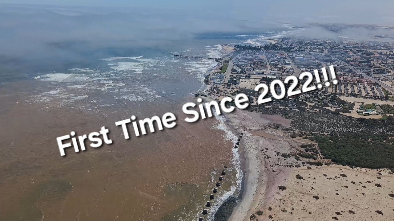 Swakopmund River Flows Again! First Time Since 2022!