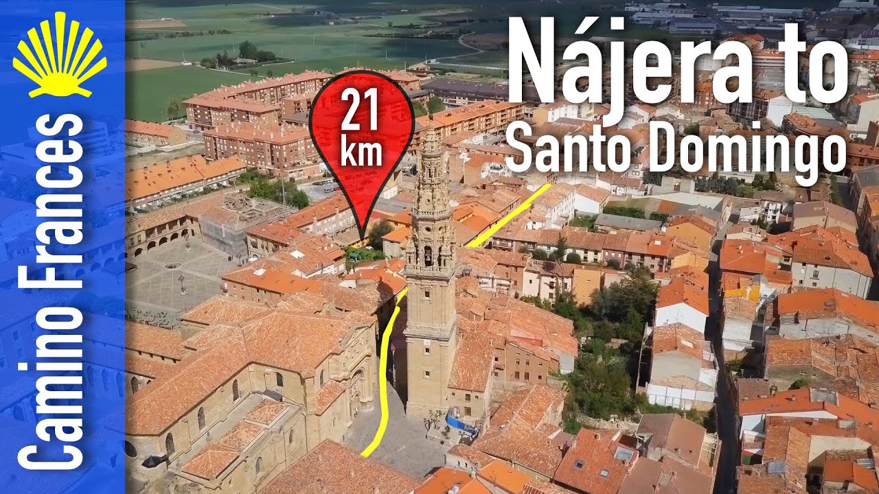 Camino Frances Map 10 | La Rioja | Nájera to Santo Domingo 20.8 km