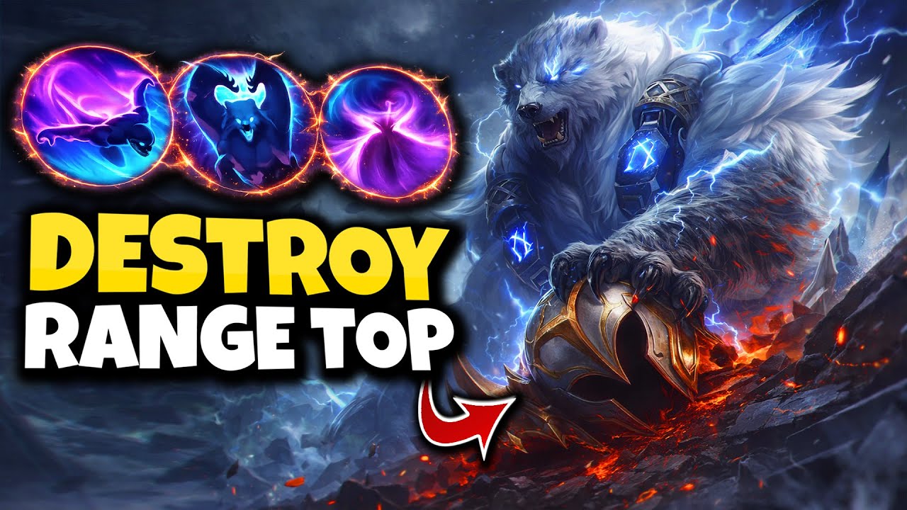 Как противостоять игрокам на верхних дорожках Range Top Laners, играя за VOLIBEAR