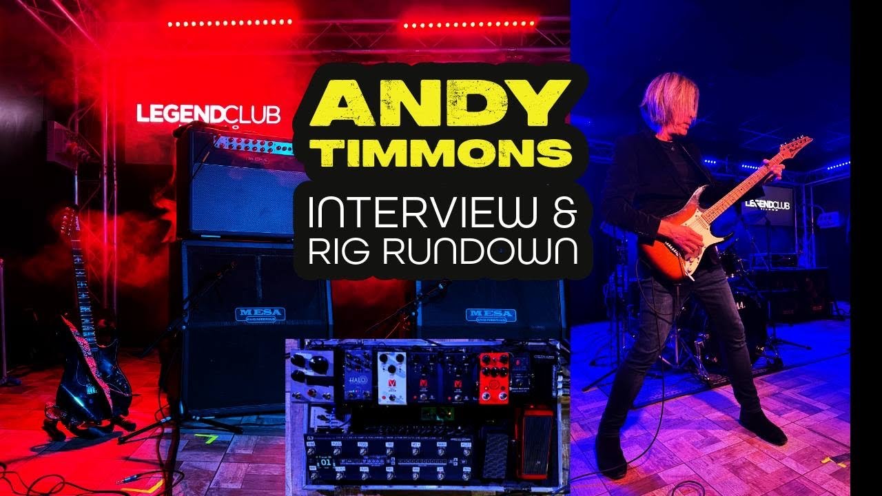 Andy Timmons - Interview & Rig Rundown Italian Tour 2025 🇺🇸