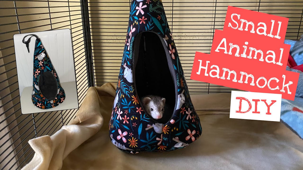 Small Animal Hammock DIY / Teepee Hammock