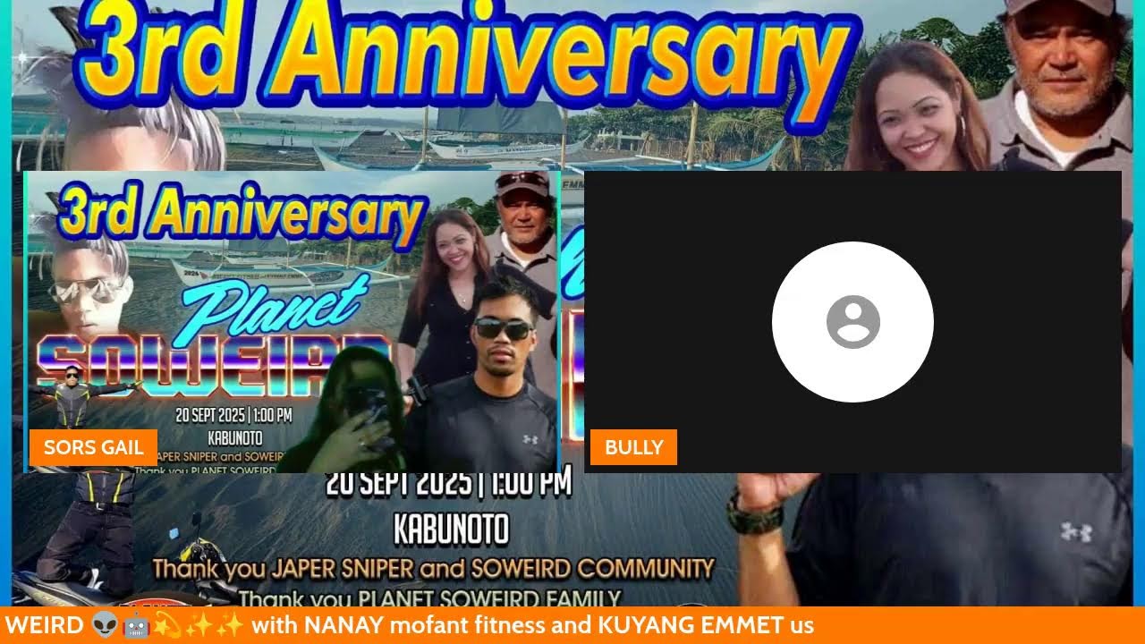 HAPPY 3RD ANNIVERSARY PLANET SOWEIRD