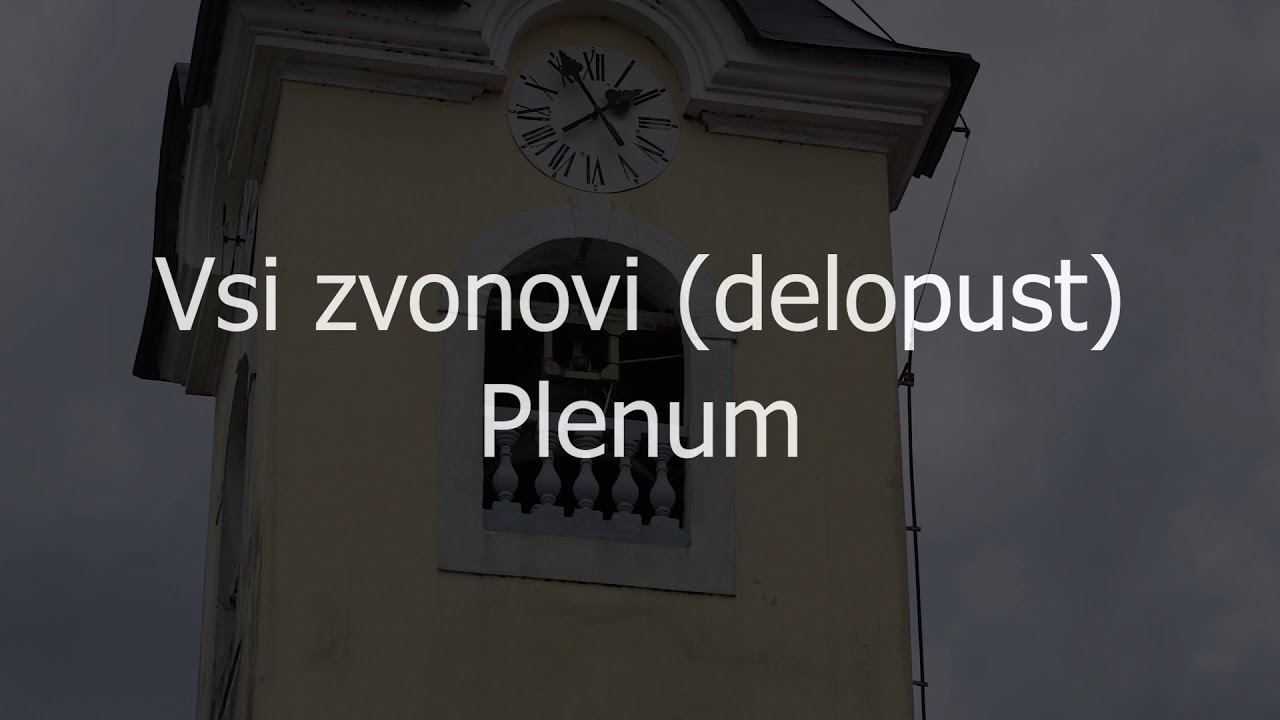 Zvonjenje v cerkvi sv. Simona in Juda Tadeja v Vogljah