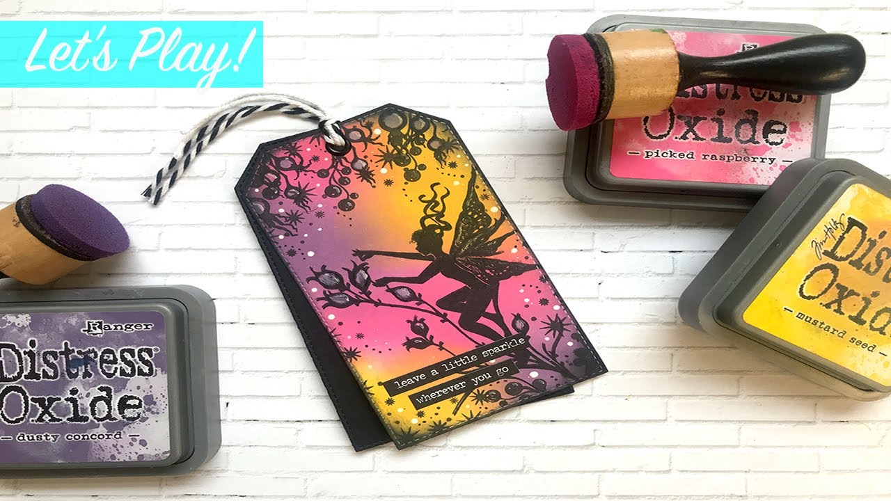 Let's play! - Making a tag using Lavinia Stamps..
