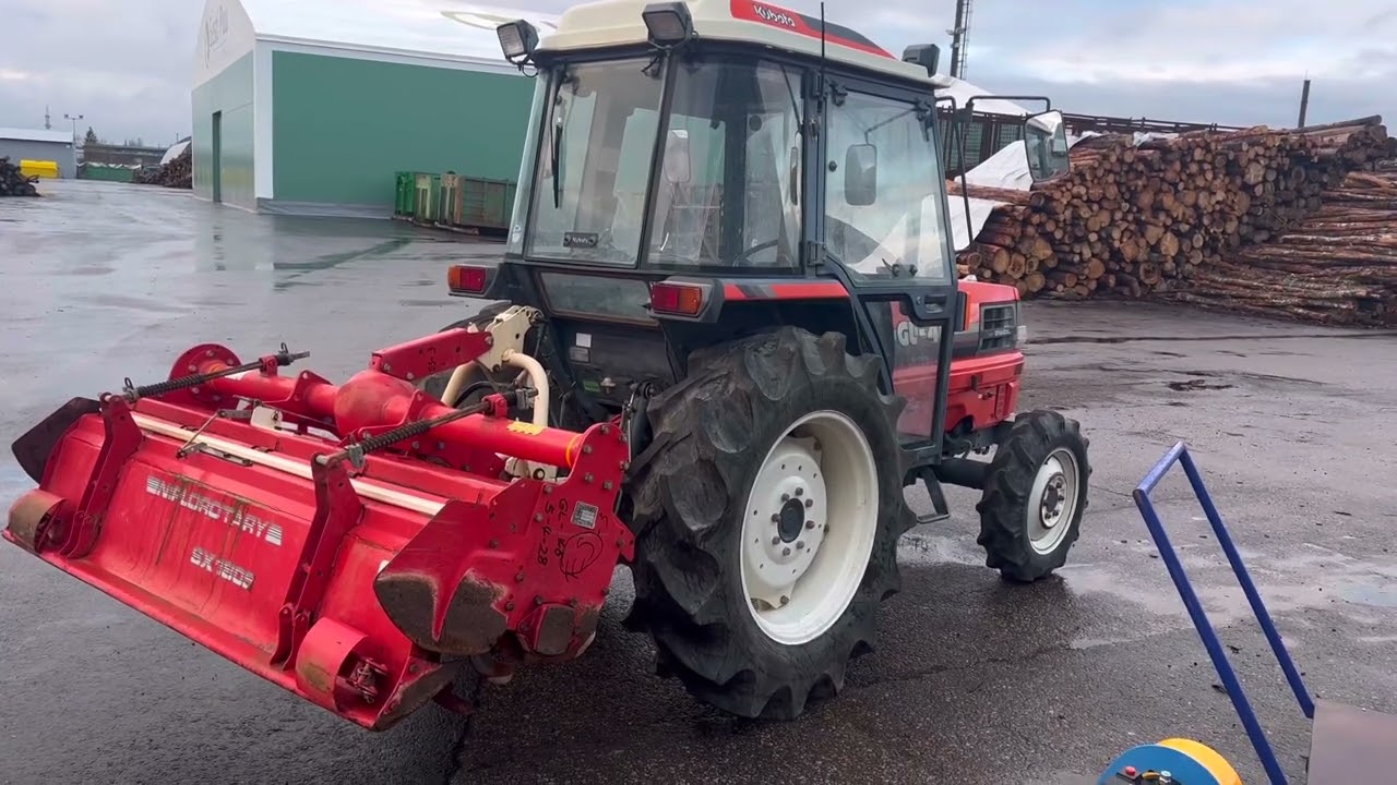 Kubota GL46 with. Tiller rotovator. @transkapital