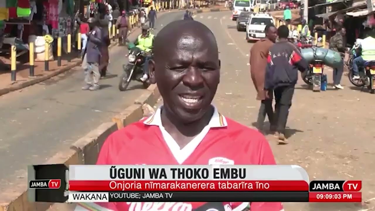 Onjoria a Embu mena gĩkeno nĩ gwakĩrwo thoko