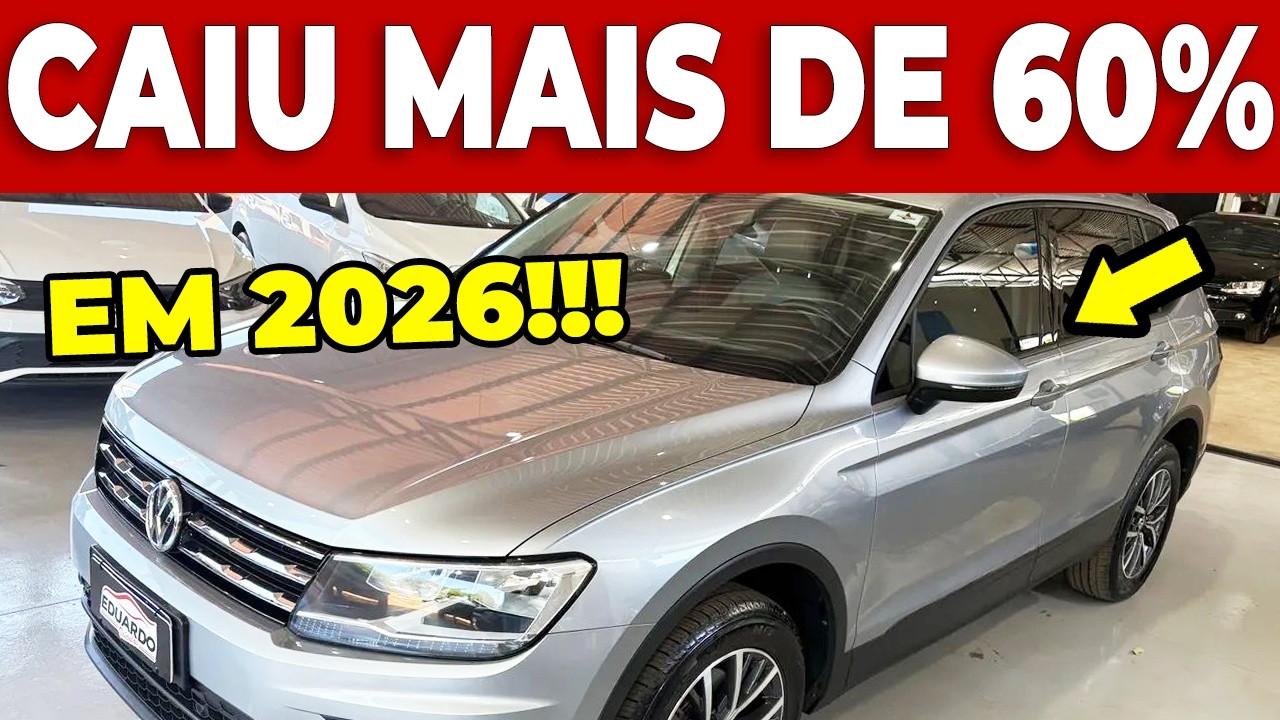 💸ESSES 3 CARROS TÊM CARA DE LUXO, MAS PREÇO DE USADO EM 2026