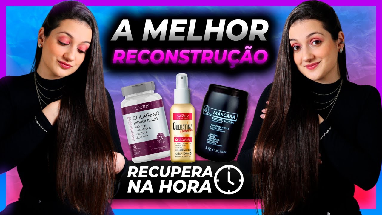 Como Fazer RECONSTRUÇÃO Capilar [em casa] | GUIA DEFINITIVO