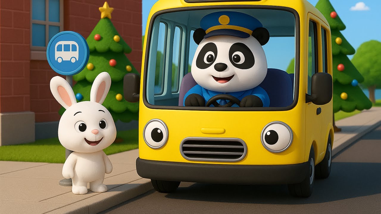 Wheels on the Bus Remix | Nursery Rhymes & Kids Songs