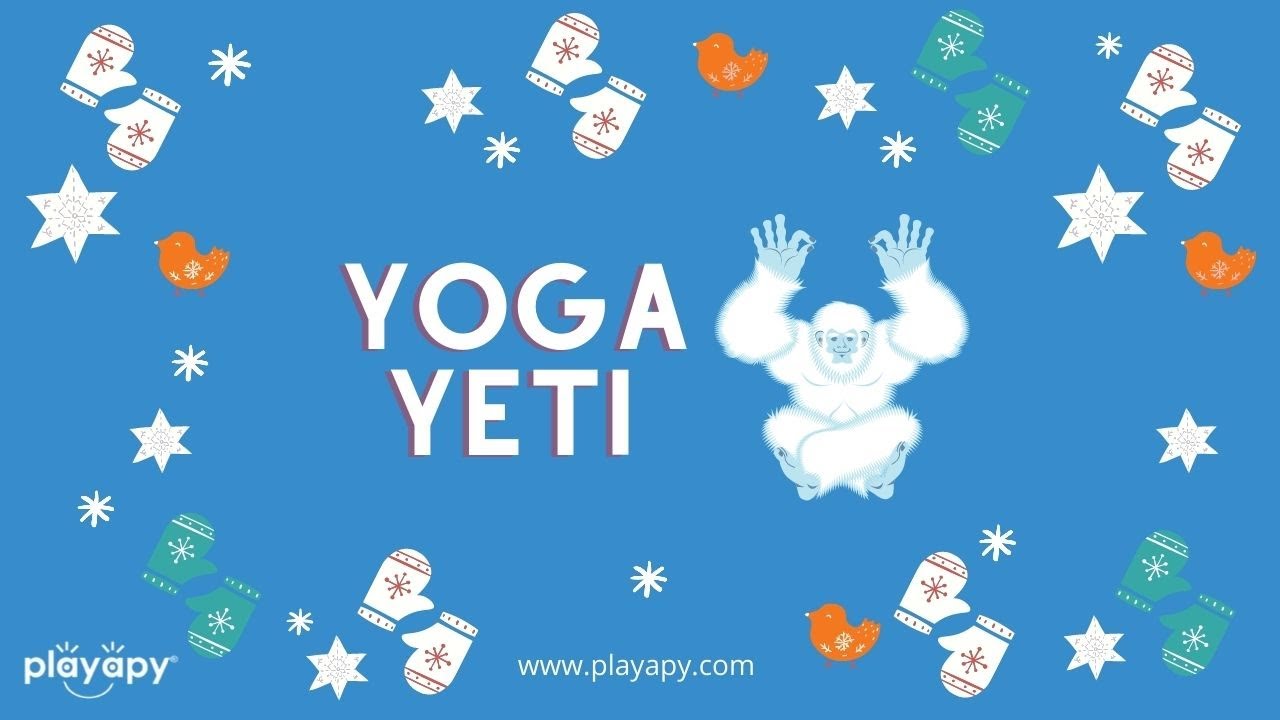 YOGA YETI | WINTER ZOOM MOVEMENT GAME | Virtual PE Activity | Brain Break & Yoga for Kids