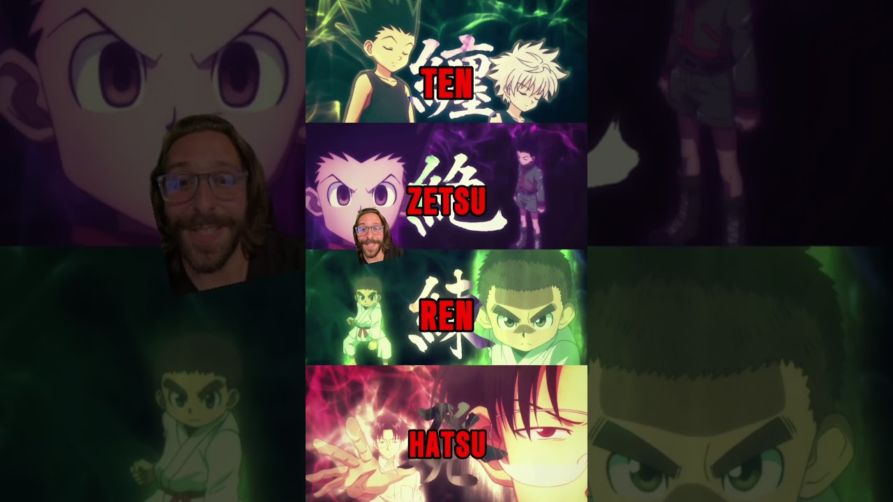 Four Basic Principles of Nen Explained #hxh #hunterxhunter