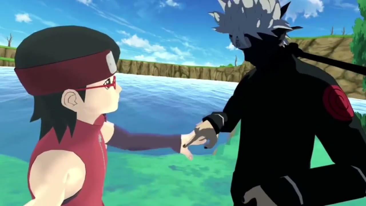 sarada não aguenta criança mimada (naruto vr)