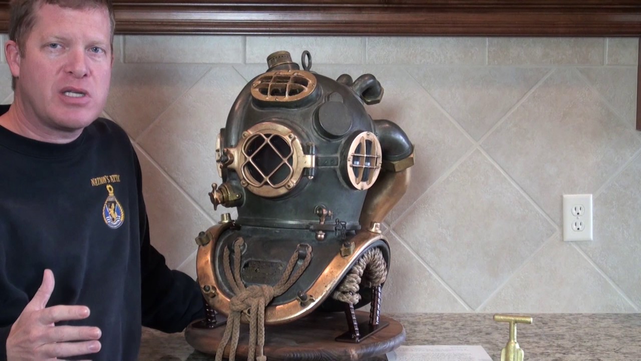 US Navy Mark V Helium Diving Helmet