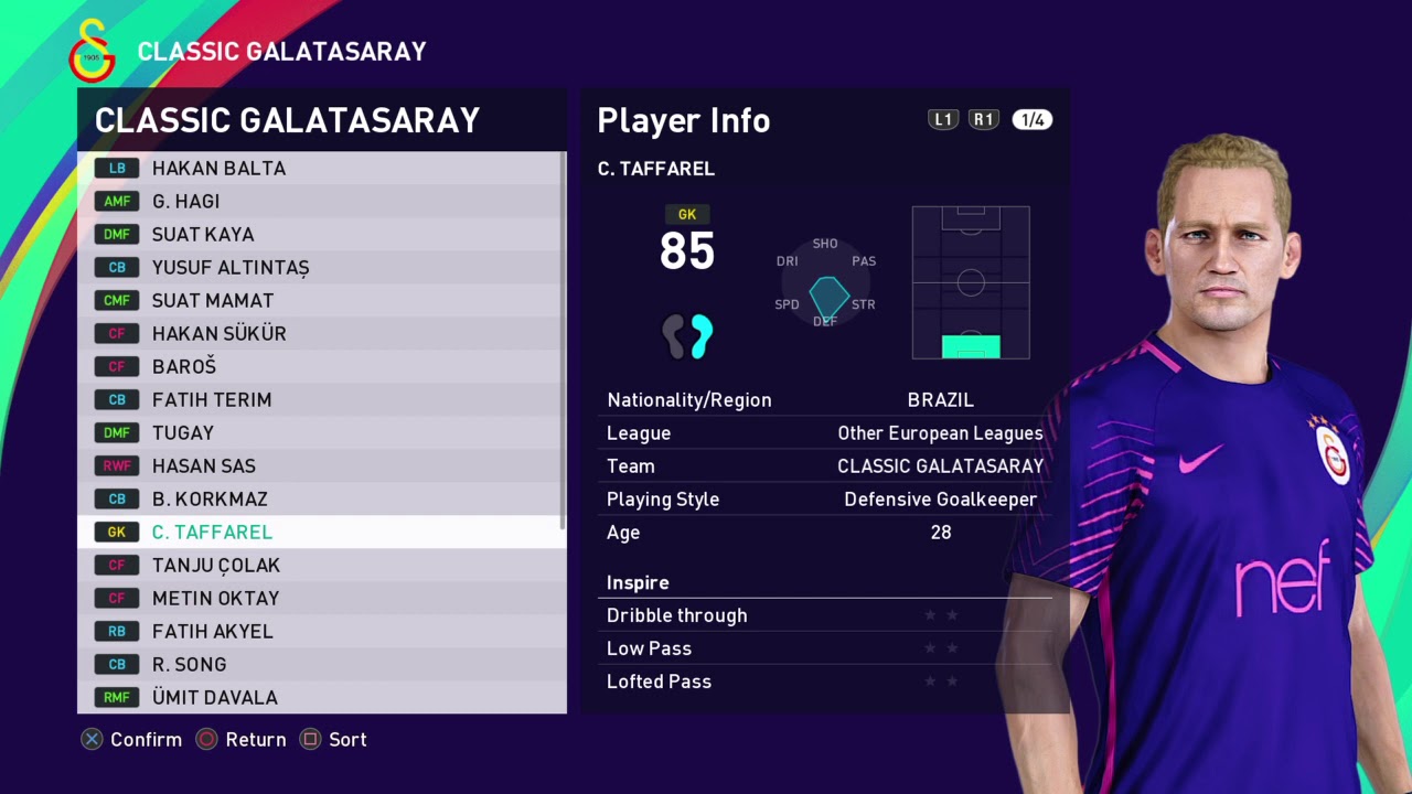 (PS4) PES 2021: Classic Galatasaray