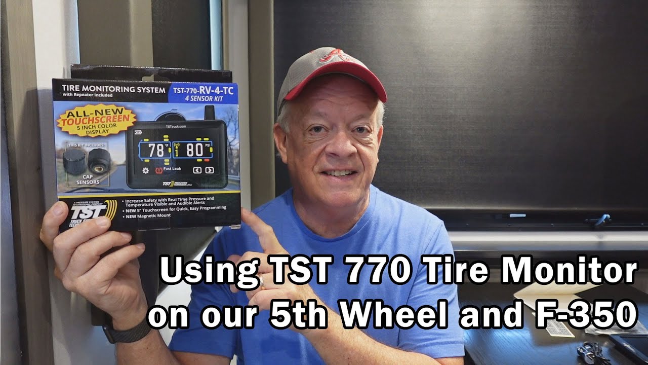 Использование TST 770 Tire Monitor на седельно-сцепном устройстве и F-350