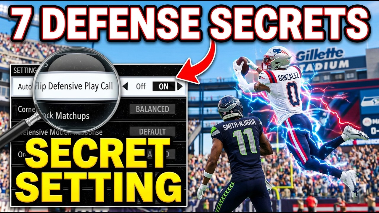7 СЕКРЕТОВ, как остановить ЛЮБОЕ нападение в Madden 26! 🔒