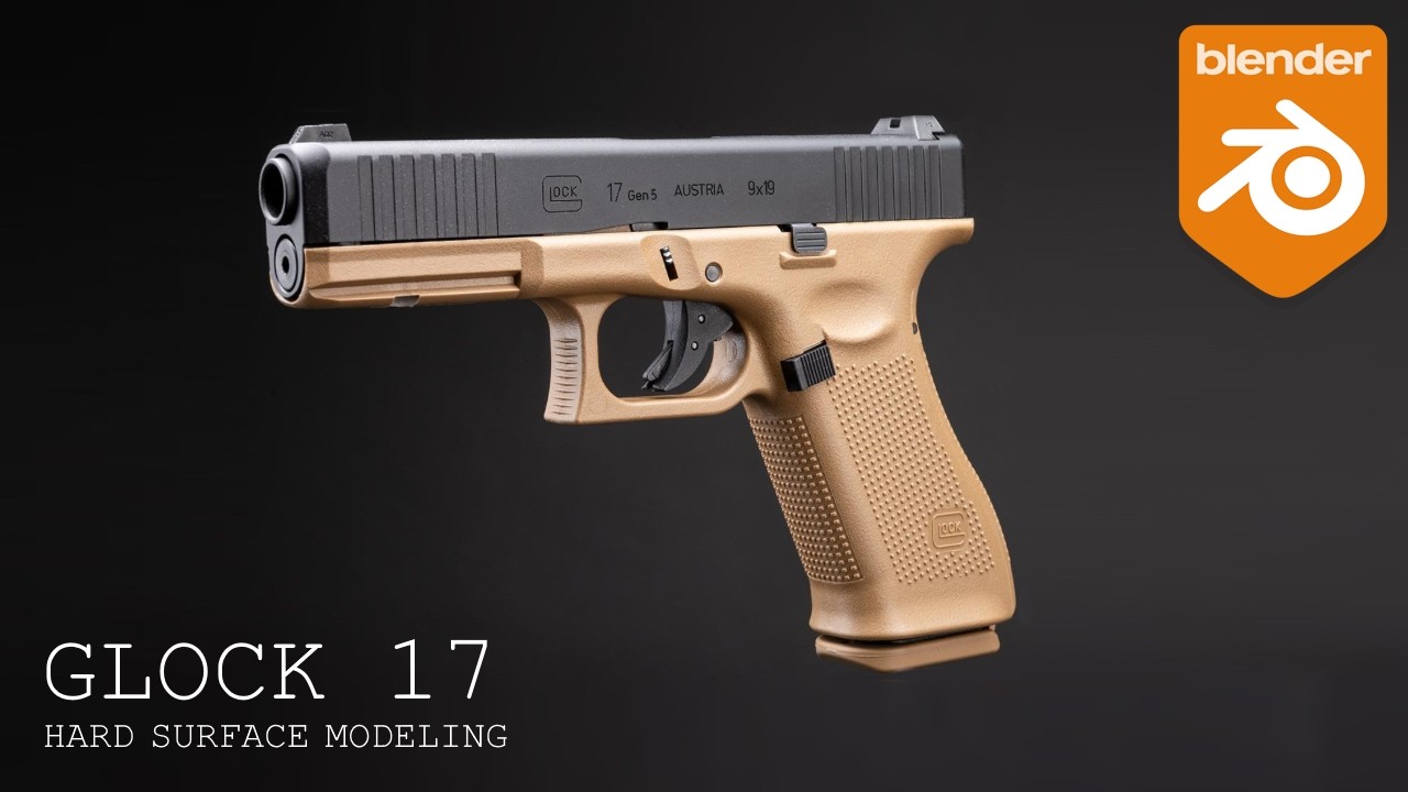 Modeling a Glock in Blender