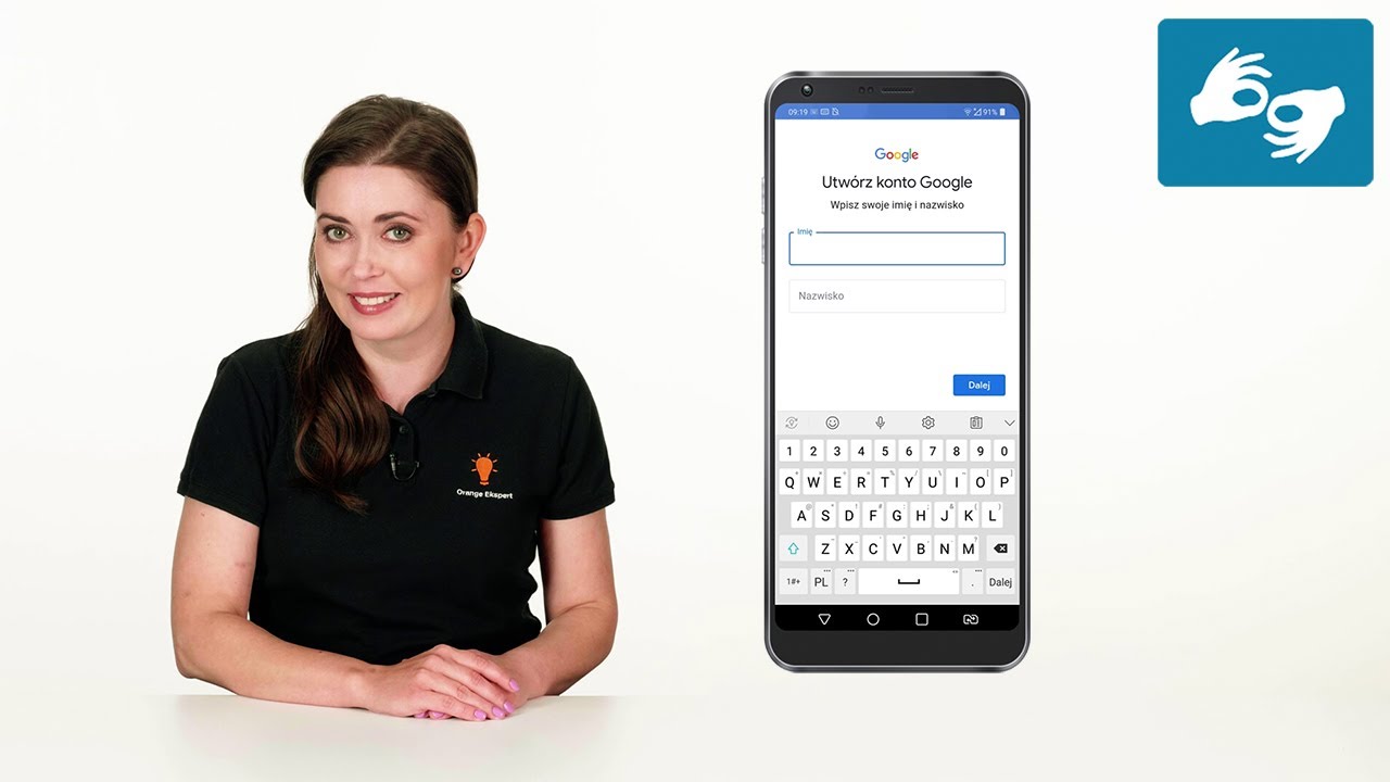 💡 ORANGE EKSPERT dla seniora 👴 - 👉 Jak założyć konto Google? #Senior #1 PJM