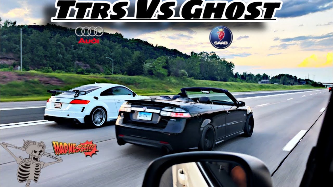 AUDI TTRS vs SAAB 9-3 AERO CONVERTIBLE [FBO]