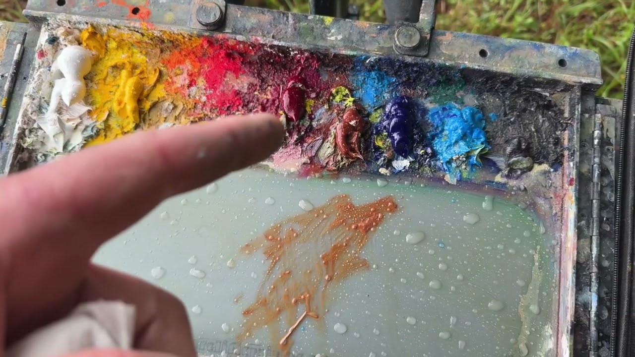Rainy Day Plein Air Painting