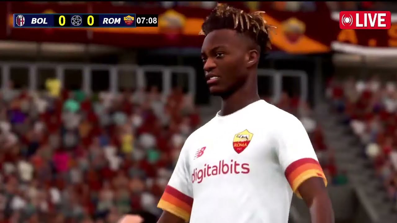 🔴Bologna vs AS Roma LIVE | Europa League 2026 | eFootball Pes21 Simulation