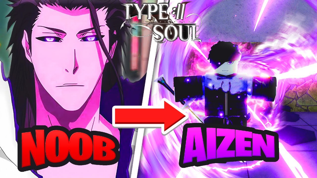 Нуб То Банкай в роли Айзена Сосуке [Кёка Суйгецу] в типе Soul... (Roblox)