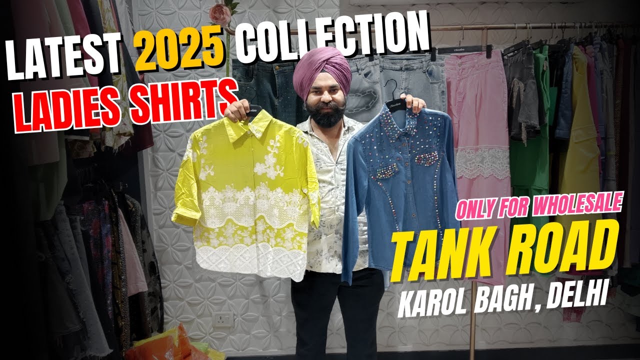 Ladies Shirts Latest 2025 Collection | Wholesale Western Wear for Women | Karol Bagh & Tank Road