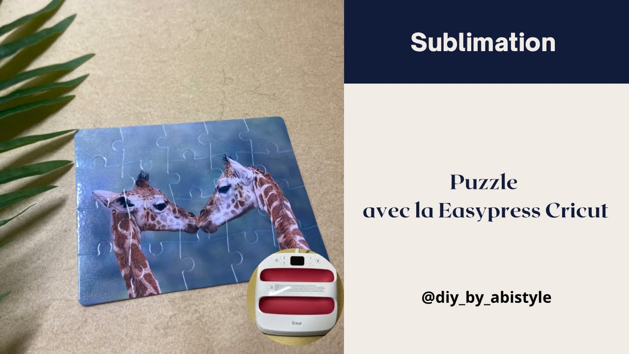 Comment sublimer un puzzle avec la Easypress Cricut ( Sawgrass )