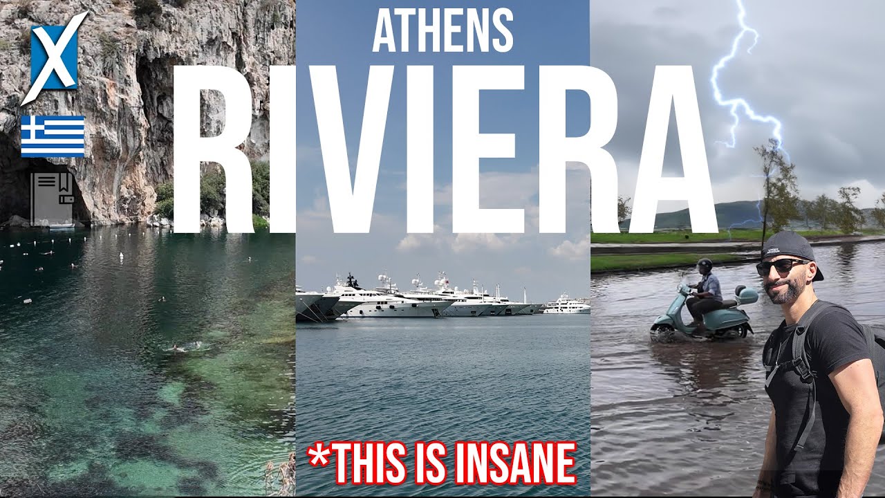 A day in Glyfada, Athens Riviera… Then a CRAZY Flood Hit! | Travel Diary ep21