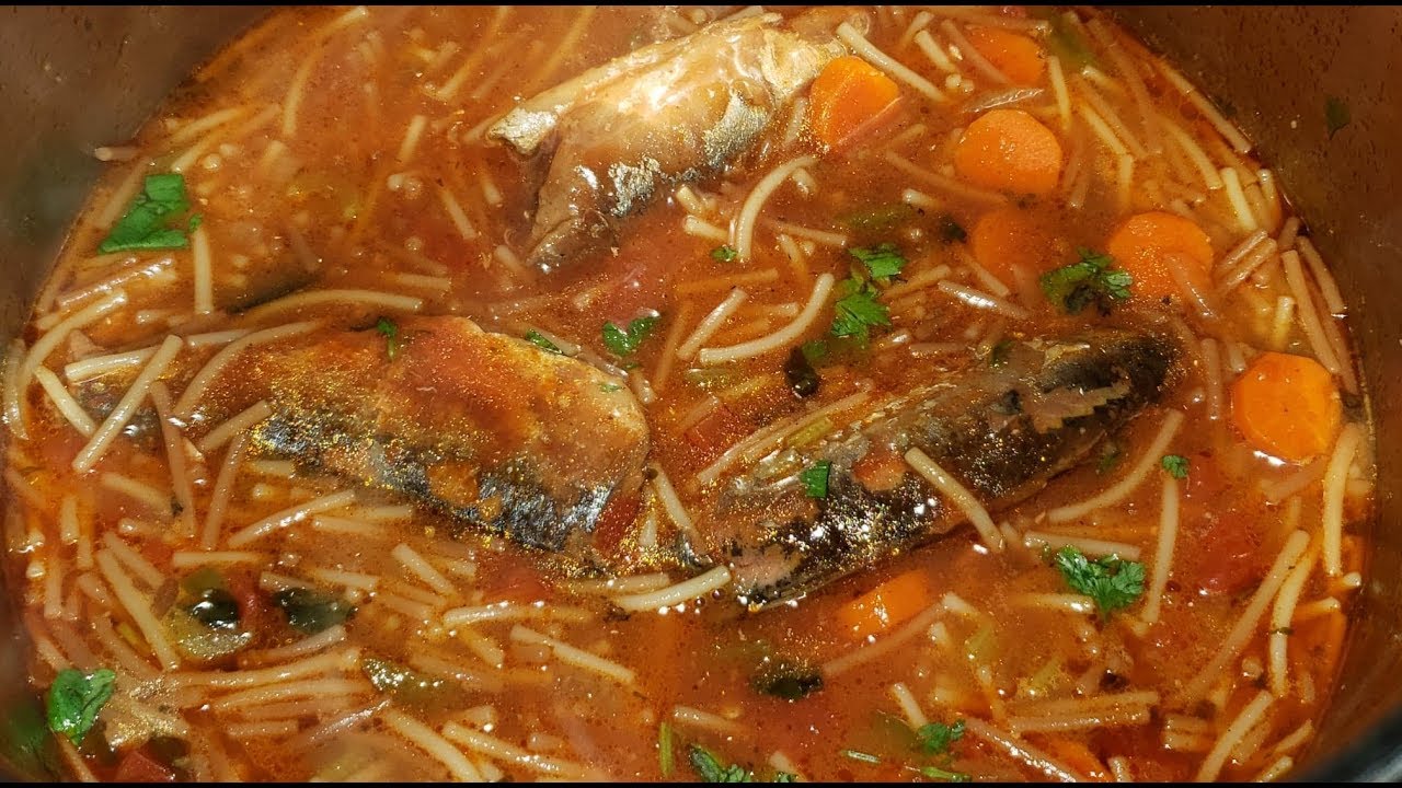 Sardina en Sopa de Fideos! - SinPretextos.