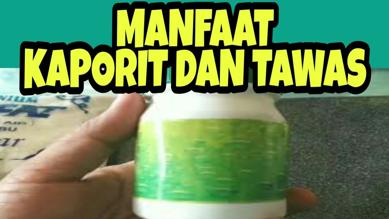 Manfaat kaporit dan tawas yang dijual di toko bangunan