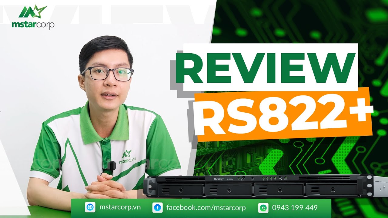 REVIEW MODEL NAS SYNOLOGY RS822+ I Mstarcorp.vn
