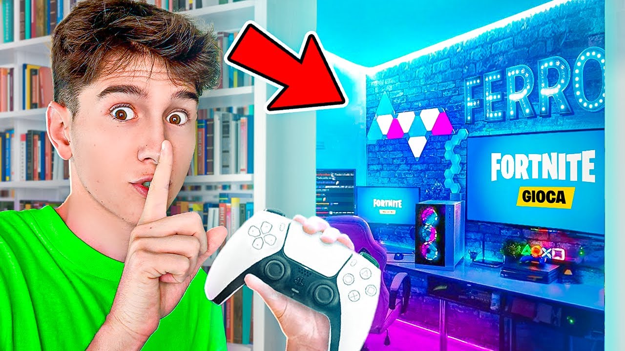 Costruisco una Stanza Gaming SEGRETA nella VILLA the Booyz!! *Assurda*